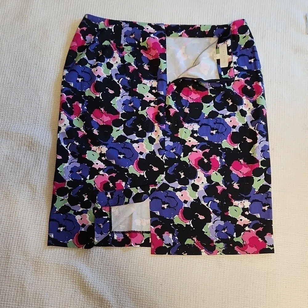 NWOT Talbots floral pencil skirt